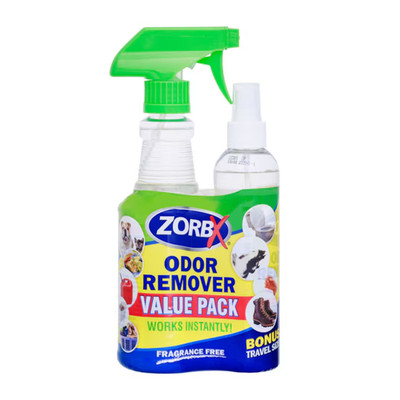 ZORBX Unscented Odor Eliminator for Strong Odor - Value Pack