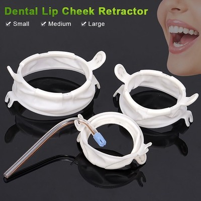 Dental Lip Cheek Retractor Mouth Opener Dam Soft Rubber O Shape Cheek Expander