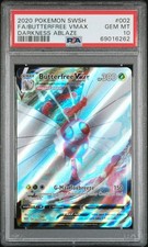 Graded 2020 Pokemon Swsh Butterfree Vmax #002 Darkness Ablaze Card PSA 10