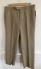 Lauren Ralph Lauren Men's Total Comfort Tan Wool Dress Pants Straight Leg 34W