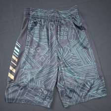 Russell Boys Athletic Geometric Shorts Blue Cove L 10-12 Elastic Waist