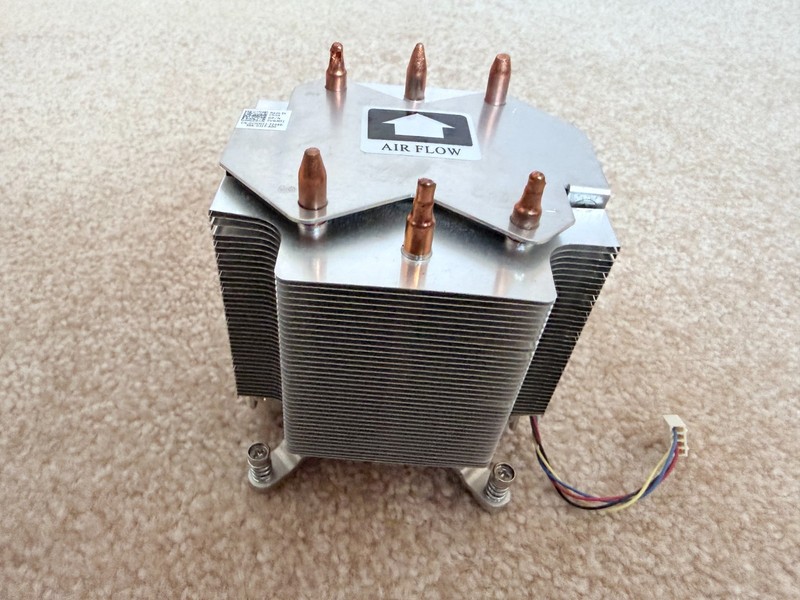 Dell XPS 8900 Tower 4 Pin Fan and Heat Sink 0VWMTJ