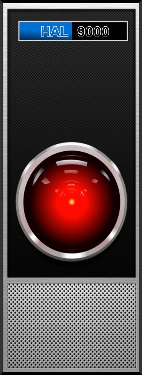 Hal 9000 2001 a Space Odyssey Movie Repositionable Decal Sticker