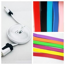 High Quality USB to Micro-USB 1m / 2m / 3m Lead / Cable / Charger Universal Flat