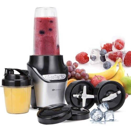PureMate Mixer und Küchenmaschine 18.000 U/min Dunstabzug 1000 W 3 Geschwindigkeitsstufen