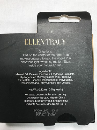 ELLEN TRACY SINGLE OR DUO LIPSTICK CHOOSE YOUR STYLE AND COLOR NEW - Picture 24 of 29
