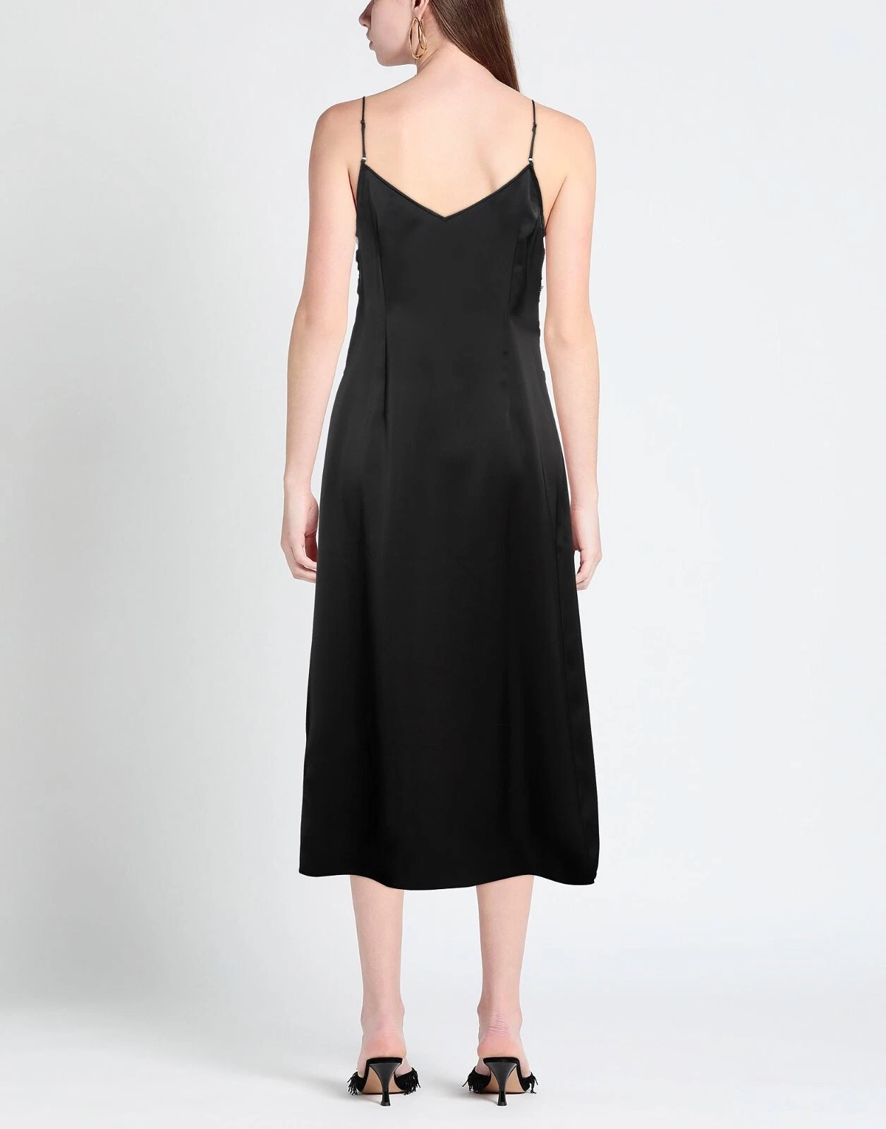 NUOVO SENZA ETICHETTE PREZZO AL PUBBLICO £ 460 COACH PAILLETTES CORPETTO SLIP DRESS TAGLIA US 2 UK 6 8