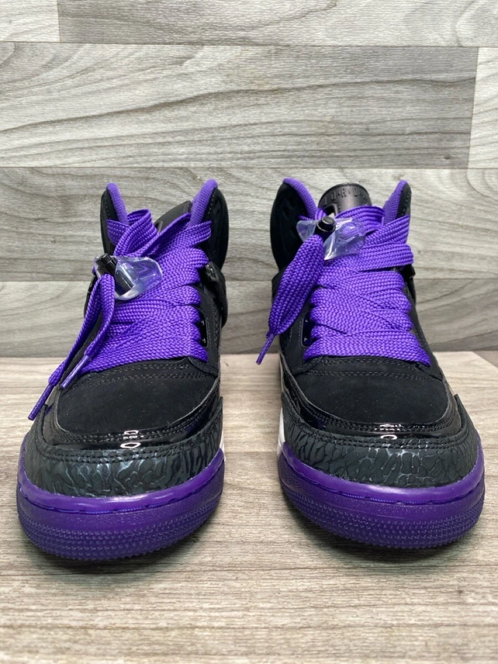 Jordan Spizike Negro Corte Púrpura 315371-051 (A1D024724) Foto 4 de 4