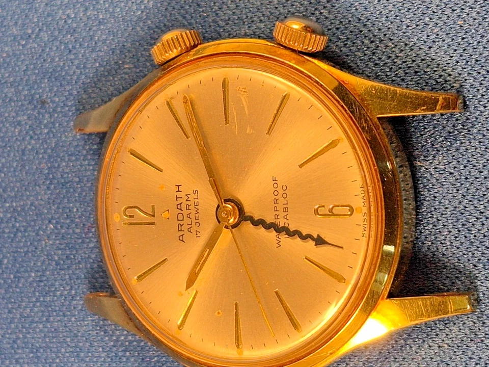 Extremamente raro Ardath / Brevet colaboração relógio complicação alarme raro encontrar! - Imagem 4 de 4