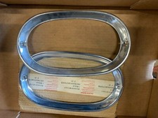 2x NSU Prinz 1000 C faro anteriore faro telaio pannello alluminio NUOVO NOS