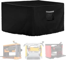 Universal Planer Dust Cover,27"W x 24"D x 19"H,Table Saw Cover,Black