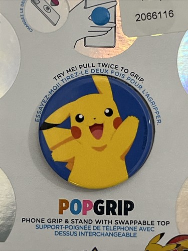 PopSockets POKEMON PIKACHU Knocked Phone Grip & Stand POPGRIP Swap Top
