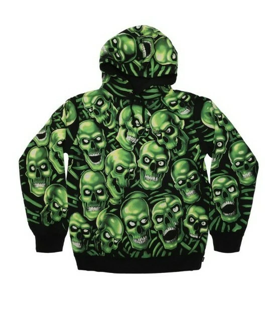 Sweat à capuche homme SUPREME S/S '18 Skull Pile taille Grand
