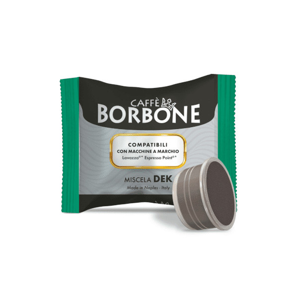 100 Capsule Borbone Miscela Decaffeinato (Compatibile Lavazza Espresso Point)