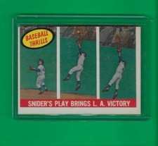 1959 Topps Duke Snider Los Angeles Dodgers Victory #468  🚀😳💥 NM  