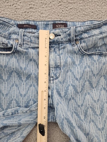 NYDJ Shorts Womens 10P Blue Bermuda Briella Lift Tuck Technology Light Wash - Picture 7 of 11