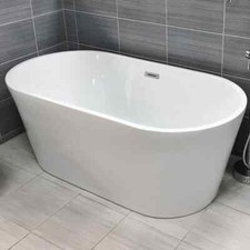 Tanzanite & Emerald Freestanding Acrylic Bath Oval Contemporary Modern Design