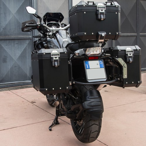KIT MALETAS LATERALES BMW R1200GS R1250GS LC 2013-2023 + MARCOS NEGROS 48LT+41LT - Imagen 6 de 13