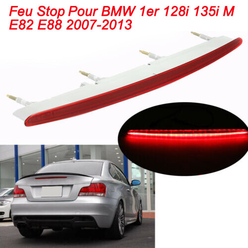 Tercera Luz De Freno Trasera (Stop Light) Para BMW Serie 1 E82 E88 128i 135i 2007-2013 - Lente Ahumada