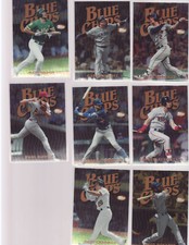 2019 TOPPS FINEST BLUE CHIPS 8 CARD LOT