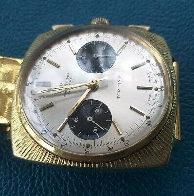 Vintage Gents Breitling Top Time Watch~ Chronograph~Original Vintage Gents Breitling Top Time Watch~ Chronograph~Original