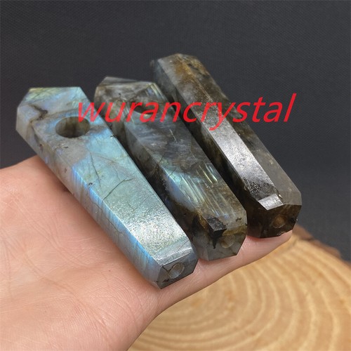 Natürliche Quarz Kristall Pfeife Obelisk Spitze Stein Stab Reiki Heilstein - Bild 309 von 329