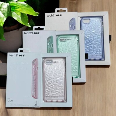 Original Tech21 iPhone SE 2020/SE 2022/iPhone 7/8 Hülle Slim Stoßfeste Abdeckung