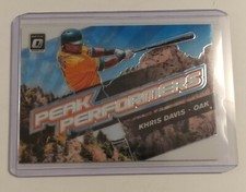 🔥2019 Donruss Optic BASEBALL PEAK PERFORMERS #PP-10 KHRIS DAVIS OAKLAND 