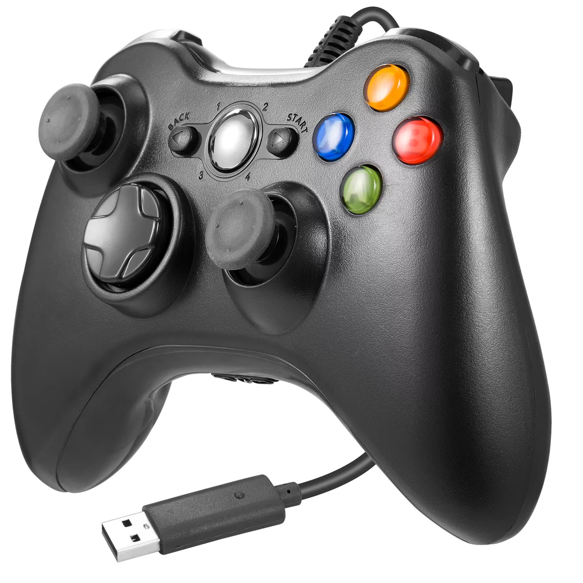 Wired Game Controller USB Joystick for Microsoft Xbox 360/ PC Windows 7 8  10 XP