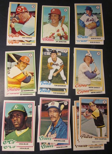 1978 Topps Baseball Pick Choose Complete Your Set(501-726) NM, NM/MT - Updated - Picture 177 of 223
