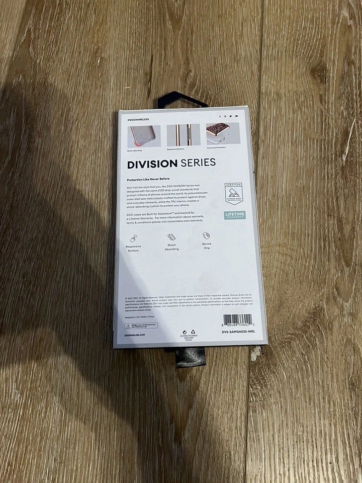 ZIZO DIVISION 系列适用于 Galaxy A03s 保护壳 - 时尚现代保护 - Wanderlust — 第 2/3 张图片