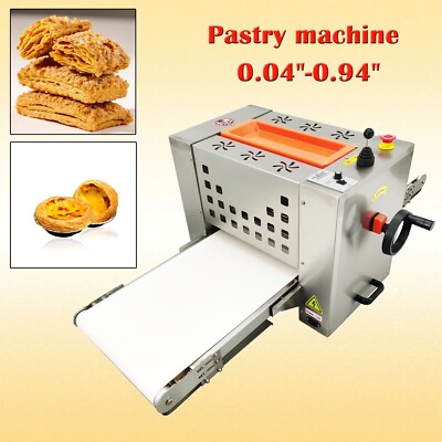 Folding Commercial Desktop Pastry Machine Mini Desktop Chain Drive 0.04''-0.94''
