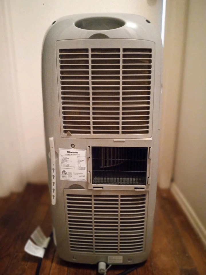 Aire acondicionado portátil ultra delgado Hisense AP1019CR1G 6500 BTU 206 CFM con control remoto Foto 4 de 4