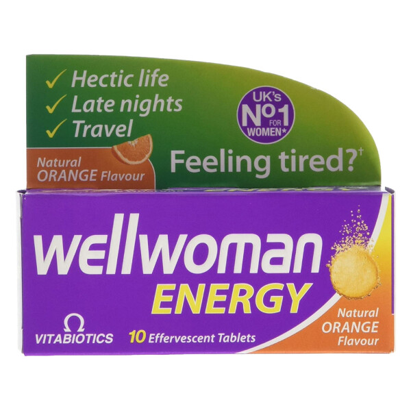 2 X Vitabiotics Wellwoman Energy Lime Effervescent 10 Tablets 12/2025 EXPIRY - Image 2