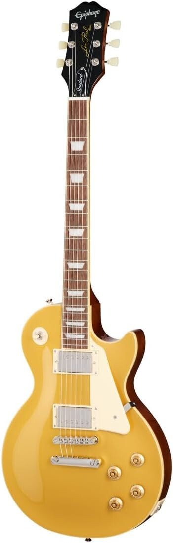 Epiphone/Inspired by Gibson Les Paul Standard 50s Gold Top Guitar