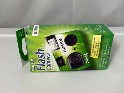 Fujifilm Fuji Quicksnap 400 Single Use Disposable 35mm Camera w Flash Fujicolor