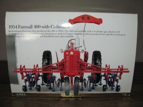 2004 ERTL FARMALL 400 W/CULTIVATOR "50TH ANNIVERSARY". NIB - Picture 2 of 11
