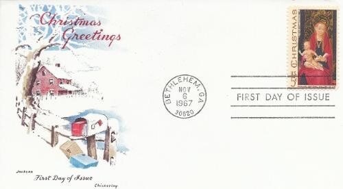 1336 5c Weihnachten 1967 - Jackson - Bild 1 von 1