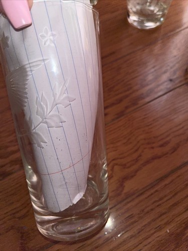 Lot Of 8 Hand Engraved Carl Kubec Eagle Drinking Glasses - Picture 5 of 9