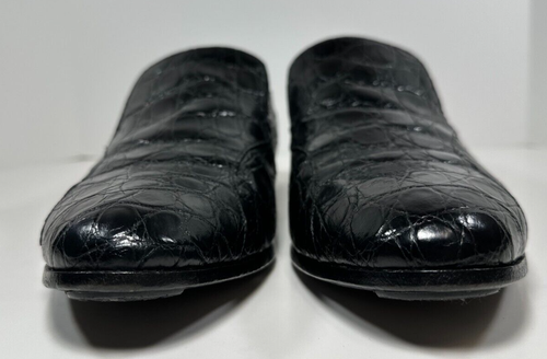ZAPATO DEPORTIVO DE ALTA COSTURA VINTAGE AÑOS 90 DIRK BIKKEMBERGS CUERO NEGRO TALLA 45 EUR #11 - Imagen 21 de 23