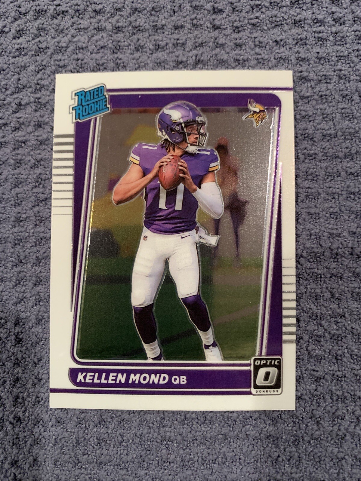 2021 Donruss Optic Rated Rookie Kellen Mond #221 Vikings