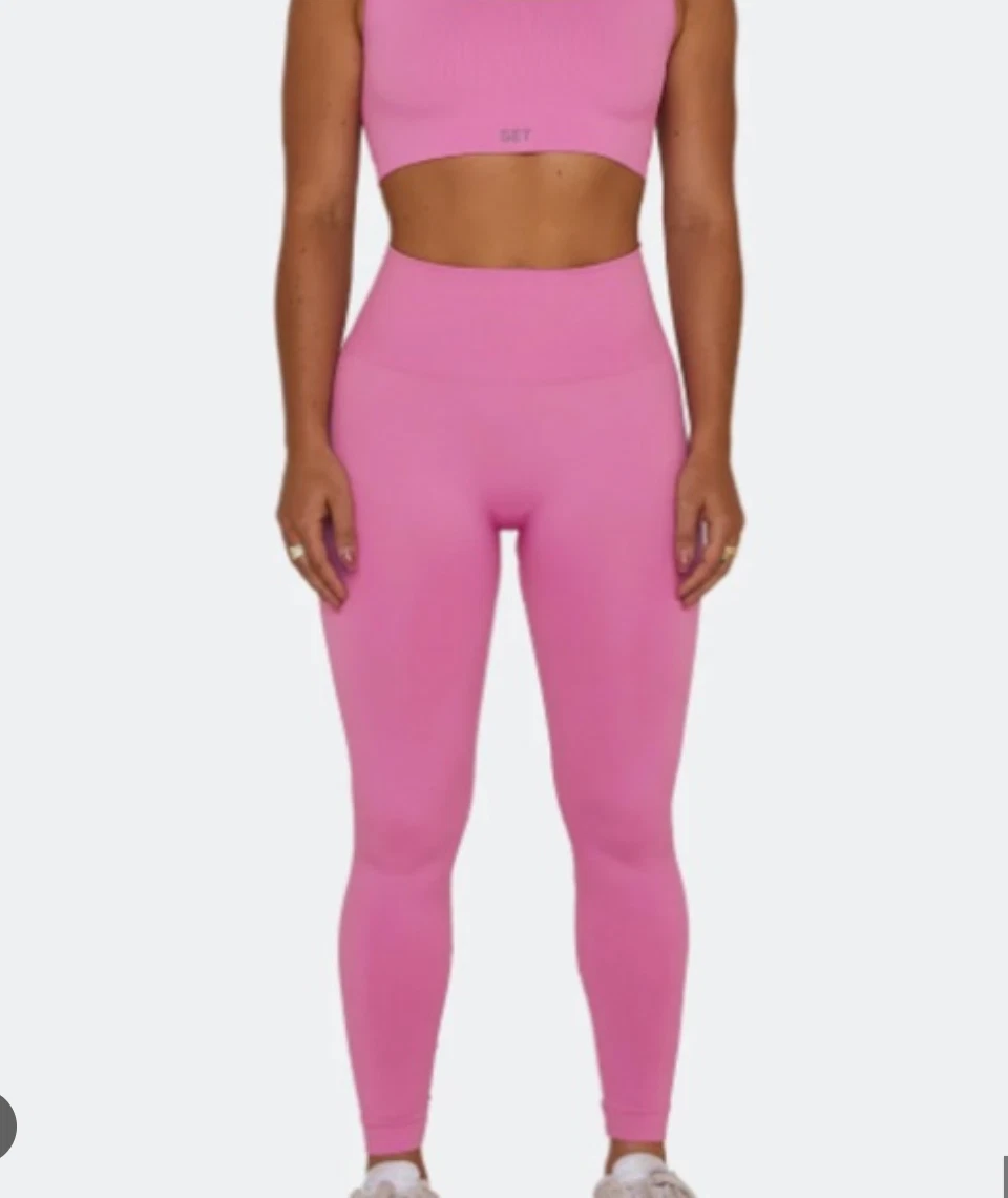 BRAND NEW Set Active Sculptflex Leggings in Flamino Pink Size XS $72