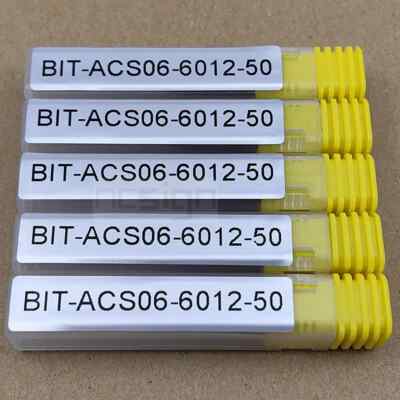 5x Esko Kongsberg 6mmSuper Sharp Milling Routing Bit Bit-ACS06-6012-50 G42477778