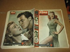 CINE ILLUSTRATO RIVISTA DI CINEMA E SPETTACOLO ANNO 1949 N°21 C.GABLE B.GRABLE