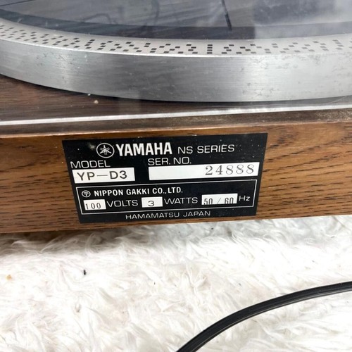Yamaha YP-D3 Direct Drive Turntable Vintage Audio-Technica Headshell Clean Rare - Picture 6 of 8