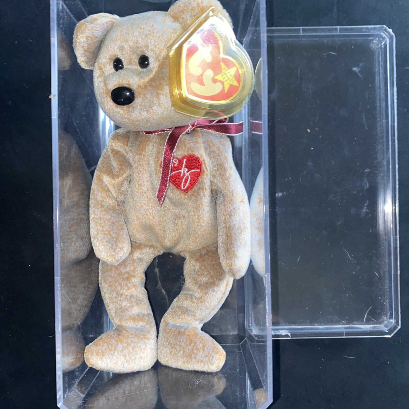BEANIE BABY ~ Rare 1999 Signature Bear  ~ Near Mint Condition ~ See Photos-image
