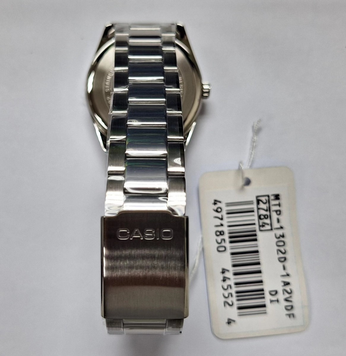 Casio MTP-1302D-1A2 Mens Watch Stainless Steel Analog Black Casio MTP-1302D-1A2 Mens Watch Stainless Steel Analog Black