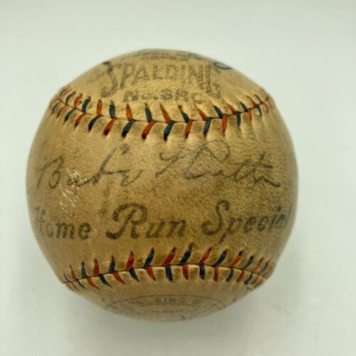 Babe Ruth, Mickey Mantle, Joe Dimaggio & Roger Maris Signed Baseball JSA COA - Picture 8 of 11