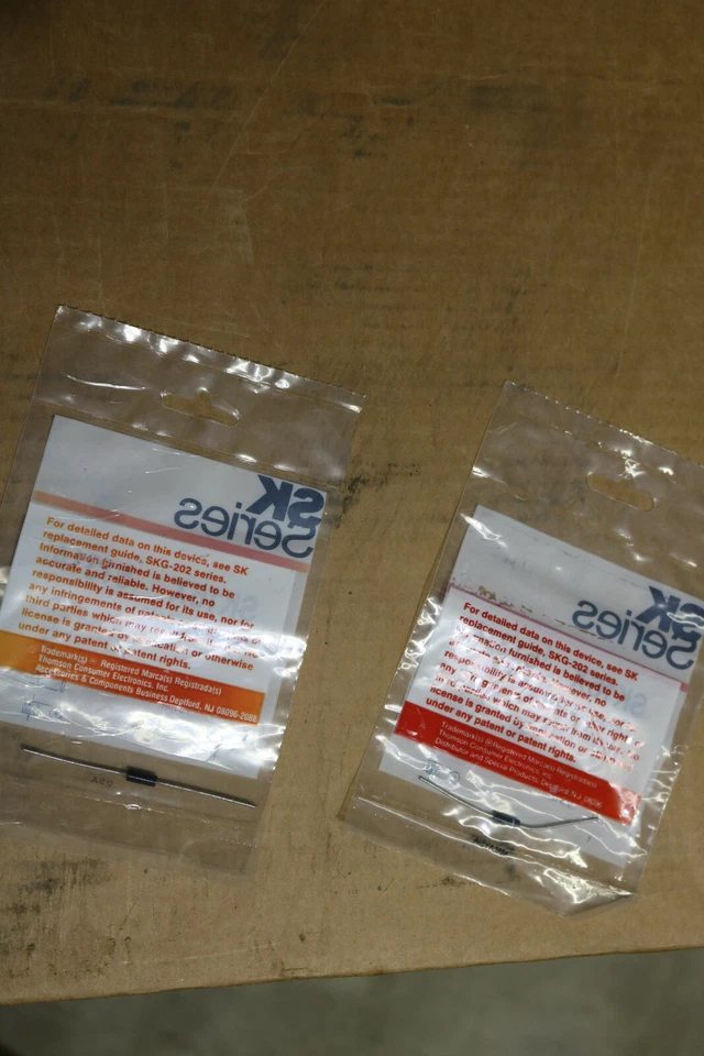 批量 7 件 - RCA SK 系列 SK16X 以前 SK3397 5-W Zener 二极管 — 第 3/4 张图片