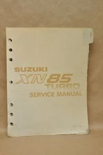 Vtg 1983 Suzuki XN85 Turbo Repair Shop Service Manual 99500-36020-03E